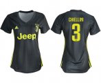 Wholesale Cheap Women's Juventus #3 Chiellini Third Soccer Club Jersey