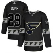 Wholesale Cheap Adidas Blues #29 Vince Dunn Black Authentic Team Logo Fashion Stitched NHL Jersey