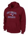Wholesale Cheap New England Patriots Heart & Soul Pullover Hoodie Red