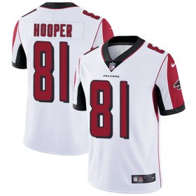 Wholesale Cheap Nike Falcons #81 Austin Hooper White Men\'s Stitched NFL Vapor Untouchable Limited Jersey