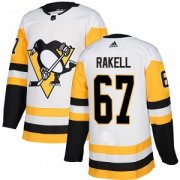 Wholesale Cheap Adidas Pittsburgh Penguins #67 Rickard Rakell White Road Authentic Stitched NHL Jersey