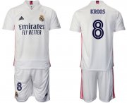 Wholesale Cheap Men 2020-2021 club Real Madrid home 8 white Soccer Jerseys