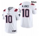 Wholesale Cheap Men New England Patriots #10 Mac Jones White 2021 Draft Jersey