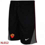 Wholesale Cheap Nike Roma Italy Soccer Shorts Black