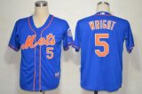 Wholesale Cheap Mets #5 David Wright Blue Alternate Home Cool Base Stitched MLB Jersey