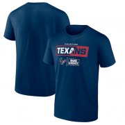 Wholesale Cheap Men's Houston Texans Navy x Bud Light T-Shirt
