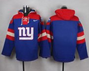 Wholesale Cheap Nike Giants Blank Royal Blue Player Pullover NFL Hoodie