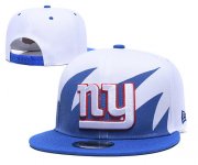 Wholesale Cheap New York Giants Team Logo Blue White Adjustable Hat