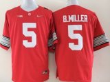 Wholesale Cheap Ohio State Buckeyes #5 Baxton Miller 2015 Playoff Rose Bowl Special Event Diamond Quest Red Jersey