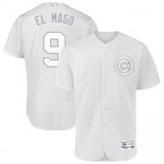 Wholesale Cheap Chicago Cubs #9 Javier Baez El Mago Majestic 2019 Players' Weekend Flex Base Authentic Player Jersey White