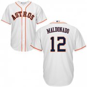 Wholesale Cheap Astros #12 Martin Maldonado White New Cool Base Stitched MLB Jersey
