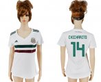 Wholesale Cheap Women's Mexico #14 Chicharito Away Soccer Country Jersey