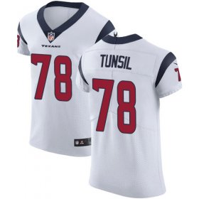Wholesale Cheap Nike Texans #78 Laremy Tunsil White Men\'s Stitched NFL New Elite Jersey