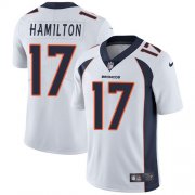 Wholesale Cheap Nike Broncos #17 DaeSean Hamilton White Men's Stitched NFL Vapor Untouchable Limited Jersey