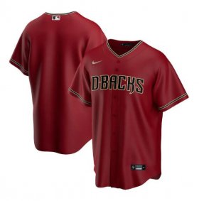 Men\'s Arizona Diamondbacks Blank Red Cool Base Stitched Baseball Jersey