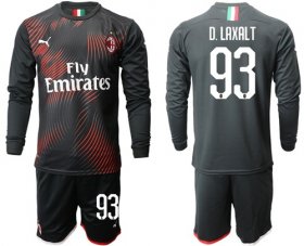 Wholesale Cheap AC Milan #93 D.Laxalt Third Long Sleeves Soccer Club Jersey