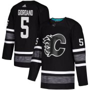 Wholesale Cheap Adidas Flames #5 Mark Giordano Black 2019 All-Star Game Parley Authentic Stitched NHL Jersey