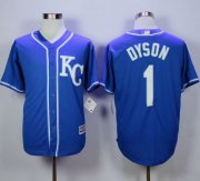 Wholesale Cheap Royals #1 Jarrod Dyson Blue Alternate 2 New Cool Base Stitched MLB Jersey