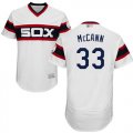 Wholesale Cheap White Sox #33 James McCann White Flexbase Authentic Collection Alternate Home Stitched MLB Jersey