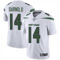 Wholesale Cheap Nike Jets #14 Sam Darnold White Men's Stitched NFL Vapor Untouchable Limited Jersey