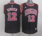 Wholesale Cheap Chicago Bulls #12 Kirk Hinrich Revolution 30 Swingman 2014 New Black Jersey
