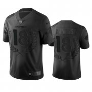 Wholesale Cheap Denver Broncos #18 Peyton Manning Men's Nike Black NFL MVP Limited Edition Jersey