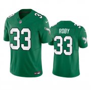 Men's Philadelphia Eagles #33 Bradley Roby Green 2023 F.U.S.E. Throwback Vapor Untouchable Limited Football Stitched Jersey