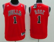 Cheap Chicago Bulls #1 Derrick Rose Red Kids Jersey