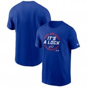 Cheap Men's Buffalo Bills Royal 2023 AFC East Division Champions Locker Room Trophy Collection T-Shirt
