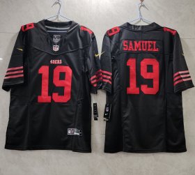 Wholesale Cheap Men\'s San Francisco 49ers #19 Deebo Samuel Red 2023 F.U.S.E. Vapor Untouchable Limited Stitched Football Jersey