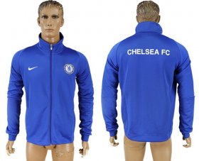 Wholesale Cheap Chelsea Soccer Jackets Blue