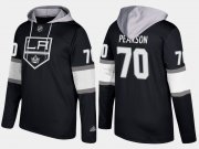 Wholesale Cheap Kings #70 Tanner Pearson Black Name And Number Hoodie