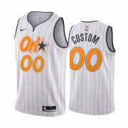 Wholesale Cheap Men's Nike Magic Custom Personalized White NBA Swingman 2020-21 City Edition Jersey