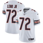 Wholesale Cheap Nike Bears #72 Charles Leno Jr White Men's Stitched NFL Vapor Untouchable Limited Jersey