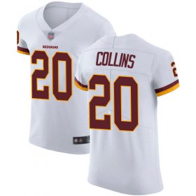 Wholesale Cheap Nike Redskins #20 Landon Collins White Men\'s Stitched NFL Vapor Untouchable Elite Jersey