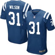 Wholesale Cheap Nike Colts #31 Quincy Wilson Royal Blue Team Color Men's Stitched NFL Elite Jersey