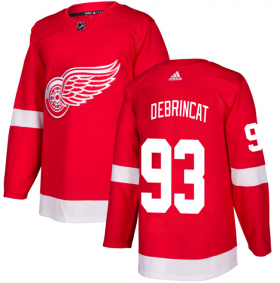 Wholesale Cheap Men\'s Detroit Red Wings #93 Alex DeBrincat Red Stitched Jersey