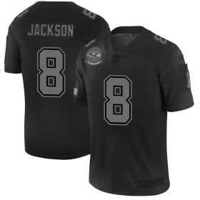 Wholesale Cheap Baltimore Ravens #8 Lamar Jackson Men\'s Nike Black 2019 Salute to Service Limited Stitched NFL Jersey