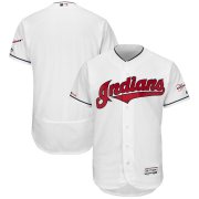 Wholesale Cheap Cleveland Indians Blank Majestic Home 2019 All-Star Game Patch Flex Base Team Jersey White