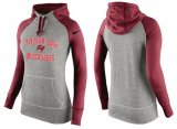 Wholesale Cheap Women's Nike Tampa Bay Buccaneers Performance Hoodie Grey & Red_2