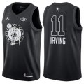 Wholesale Cheap Celtics 11 Kyrie Irving Jordan Brand Black 2018 All-Star Game Swingman Jersey