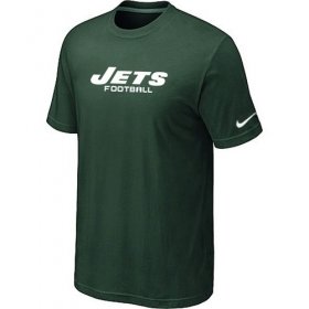 Wholesale Cheap Nike New York Jets Sideline Legend Authentic Font Dri-FIT NFL T-Shirt Green