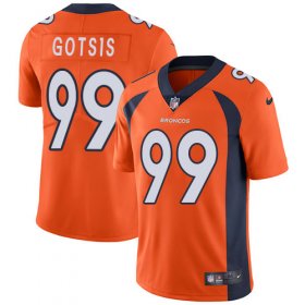 Wholesale Cheap Nike Broncos #99 Adam Gotsis Orange Team Color Men\'s Stitched NFL Vapor Untouchable Limited Jersey