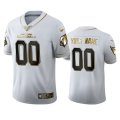 Wholesale Cheap Arizona Cardinals Custom Men's Nike White Golden Edition Vapor Limited NFL 100 Jersey