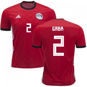 Wholesale Cheap Egypt #2 Gabr Red Home Soccer Country Jersey