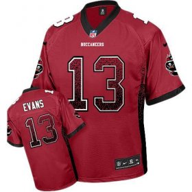 Wholesale Cheap Nike Buccaneers #13 Mike Evans Red Team Color Men\'s Stitched NFL Elite Drift Fashion Jersey