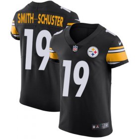 Wholesale Cheap Nike Steelers #19 JuJu Smith-Schuster Black Team Color Men\'s Stitched NFL Vapor Untouchable Elite Jersey