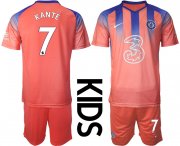 Wholesale Cheap 2021 Chelsea away Youth7 7 soccer jerseys