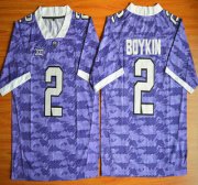Wholesale Cheap TCU Horned Frogs #2 Trevone Boykin Purple 2015 College Football Jersey