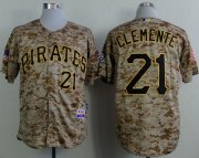 Wholesale Cheap Pirates #21 Roberto Clemente Camo Alternate Cool Base Stitched MLB Jersey